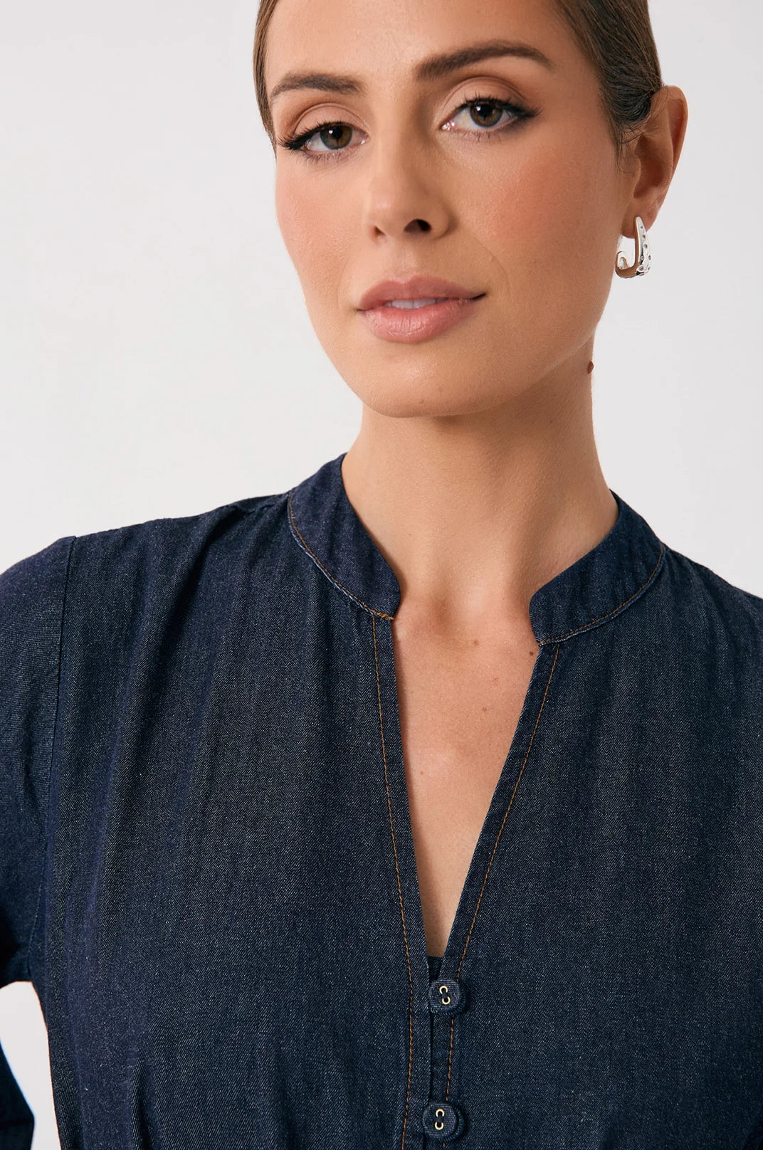 Mia | Elegante Abito Denim Leggero Per Donna 2