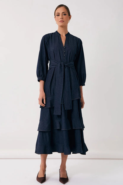 Mia | Elegante Abito Denim Leggero Per Donna 3