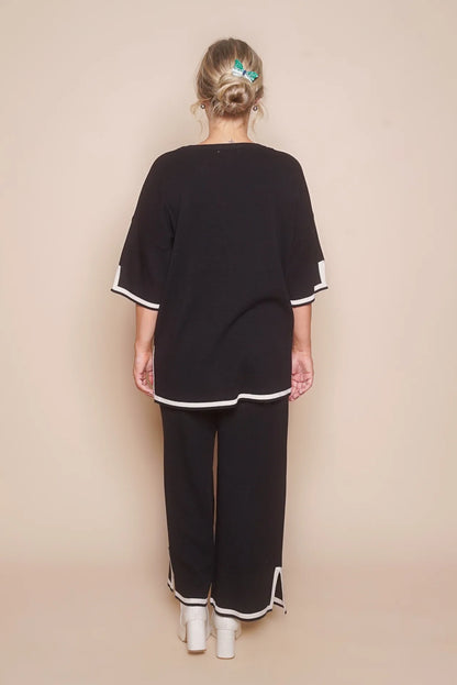 Mia | Elegante Set Tuta Donna in Nero, Comodo e Versatile 5