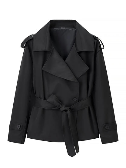 Mia | Elegante Trench Coat Antivento con Lacci 12
