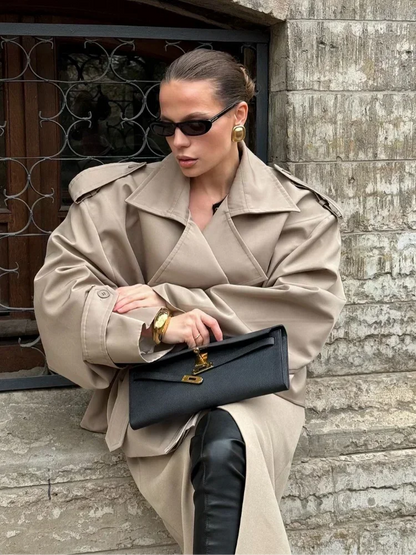 Mia | Elegante Trench Coat Antivento con Lacci 5