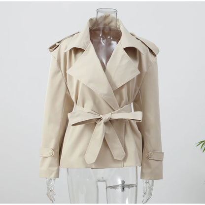 Mia | Elegante Trench Coat Antivento con Lacci 7