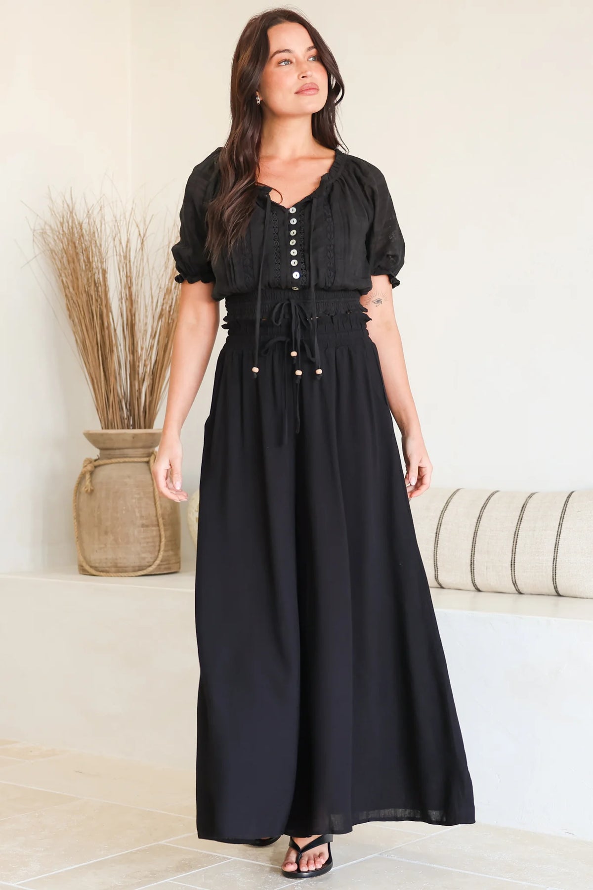 Mia | Eleganti Pantaloni a Vita Alta con Gamba Larga 2