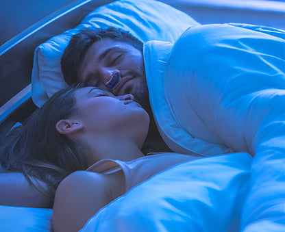 Micro CPAP | Macchina per Apnea Notturna Portatile e Silenziosa con Auricolari Ergonomici | Soluzione Compatta per un Sonno Ristoratore