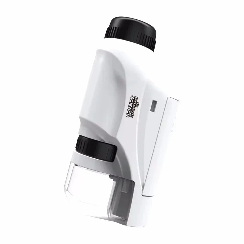 Microscopio Tascabile | Ingrandimento 60-120x con Luce LED | Ideale per Esperimenti Scientifici e Osservazione di Campioni Biologici 5