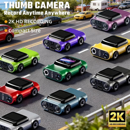Mini Action Camera | Videoregistratore 2K con Schermo LCD da 1,0 | Design Portatile per Foto e Video Nitidi 4