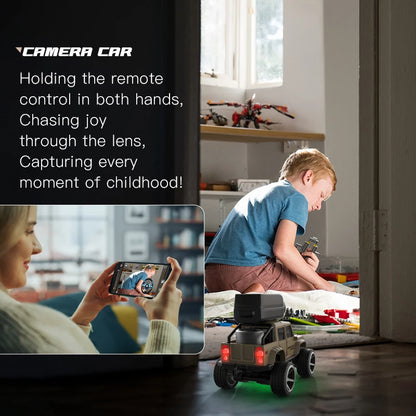 Mini Auto Radiocomandata 1:64 con Telecamera HD e Luci LED | Macchina Telecomandata per Avventure in Terreni Difficili 4