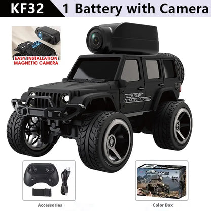 Mini Auto Radiocomandata 1:64 con Telecamera HD e Luci LED | Macchina Telecomandata per Avventure in Terreni Difficili 6