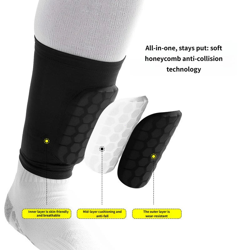 Mini Copristinchi Calcio | Leggeri e Comodi con Design Ergonomico | Protezione Ottimale per Uomini e Donne 0