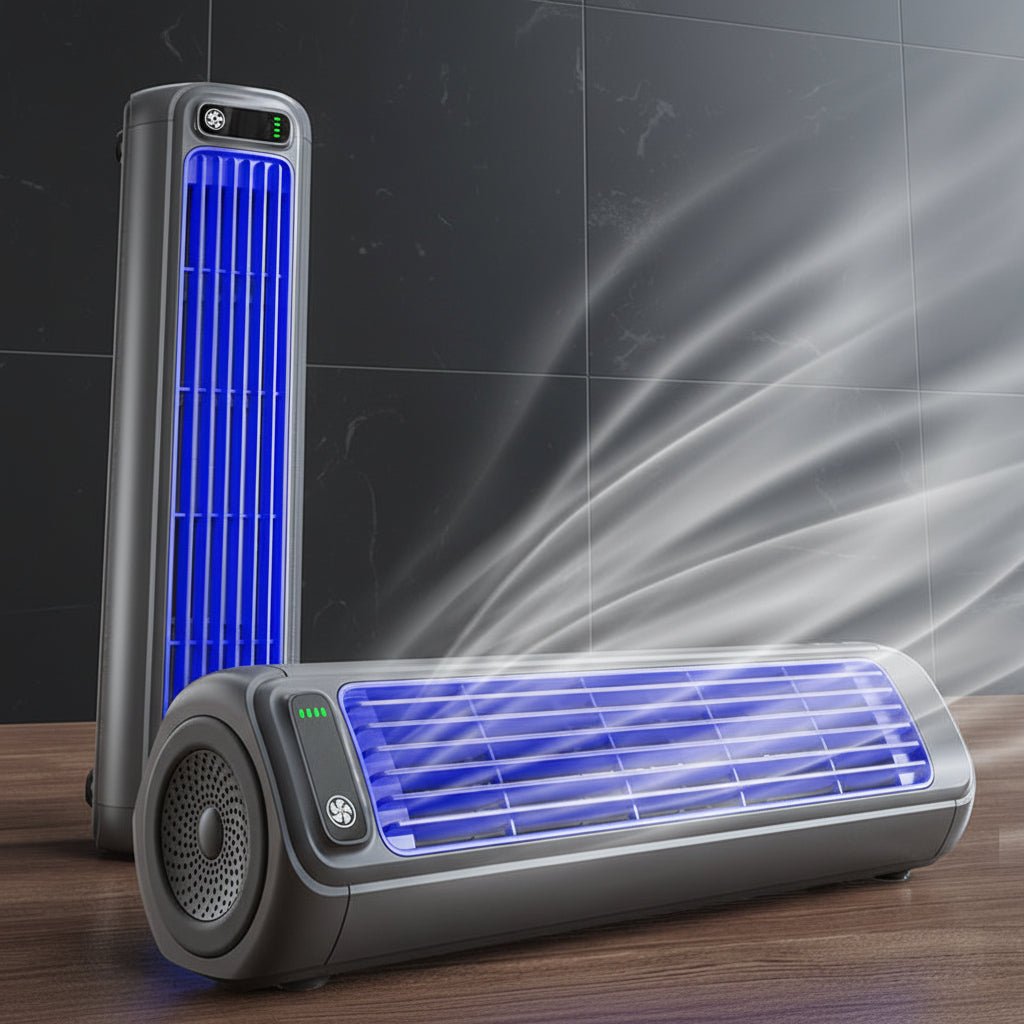 Mini Ventilatore Portatile con Batteria Ricaricabile e 3 Velocità | Design Compatto per Comfort Personale 1
