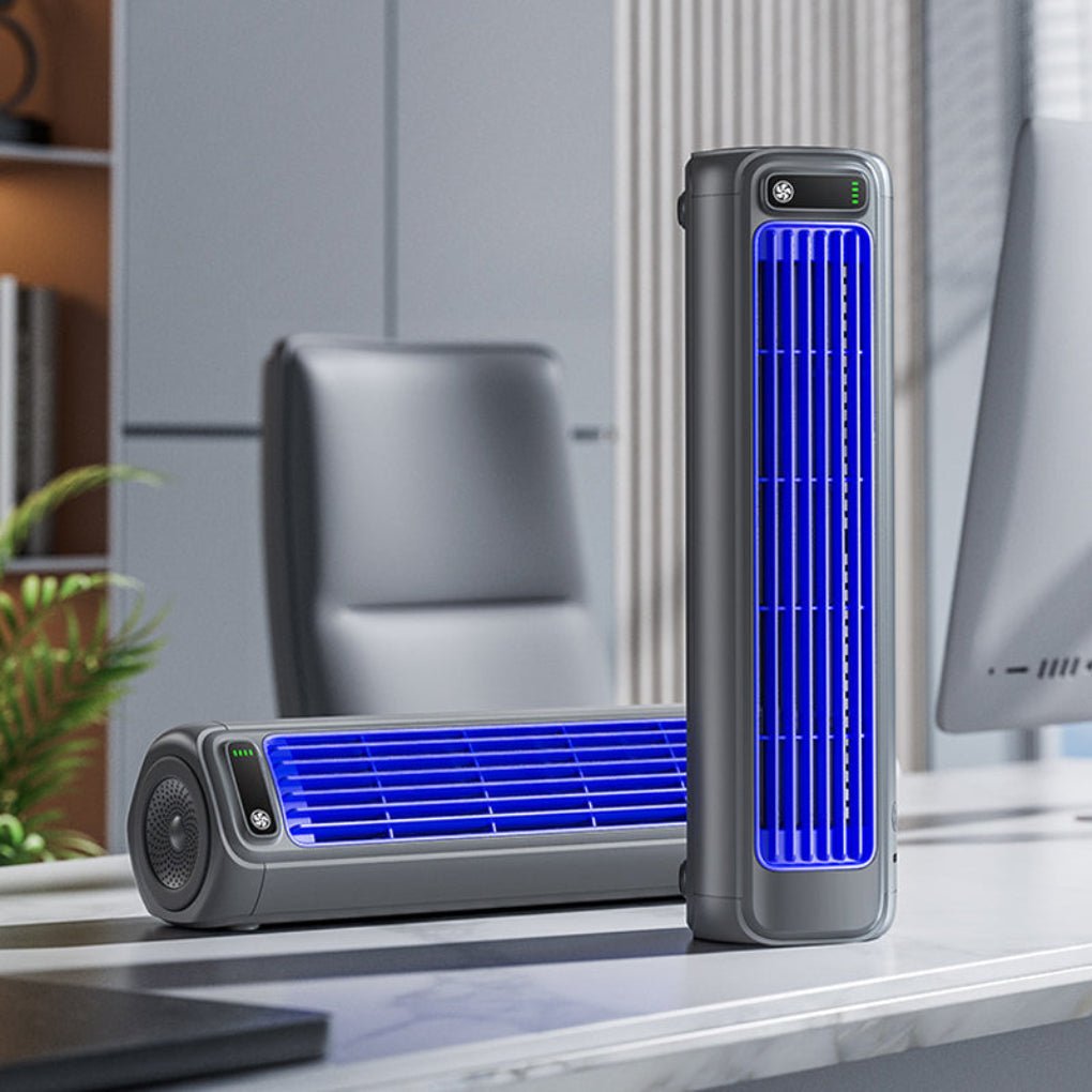 Mini Ventilatore Portatile con Batteria Ricaricabile e 3 Velocità | Design Compatto per Comfort Personale 2