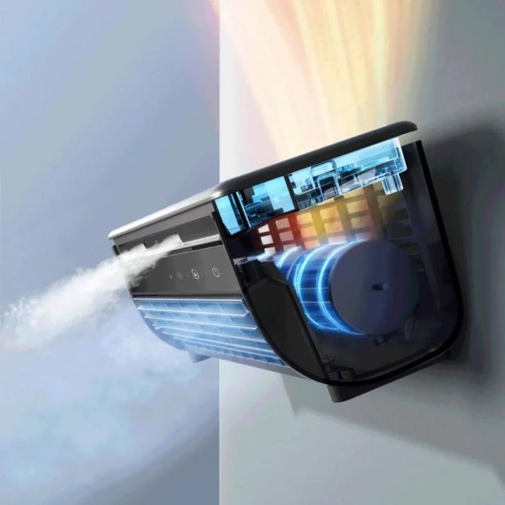 Mini Ventilatore Portatile con Batteria Ricaricabile e 3 Velocità | Design Compatto per Comfort Personale 6