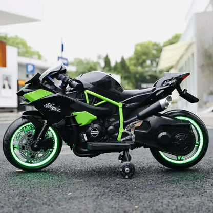 Electric Motorcycle for Kids | Compact and Safe Design with Fast Charging | Fun and Safety for Ages 3-9