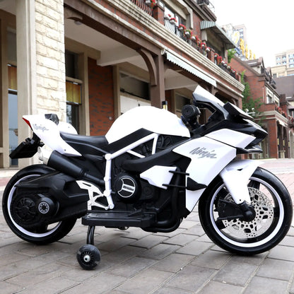 Electric Motorcycle for Kids | Compact and Safe Design with Fast Charging | Fun and Safety for Ages 3-9
