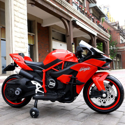 Electric Motorcycle for Kids | Compact and Safe Design with Fast Charging | Fun and Safety for Ages 3-9