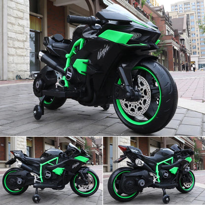 Electric Motorcycle for Kids | Compact and Safe Design with Fast Charging | Fun and Safety for Ages 3-9
