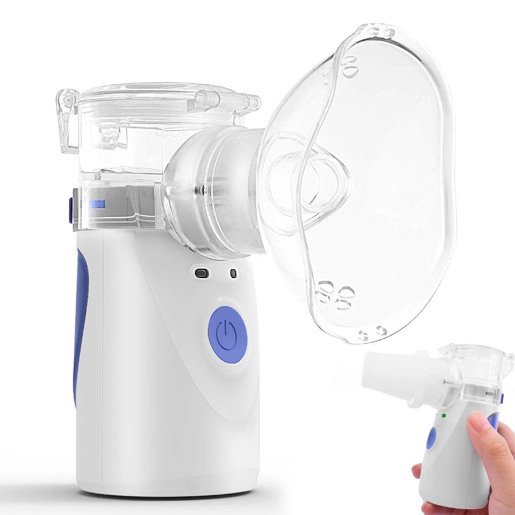 Nebulizzatore Portatile | Nebulizzatore a Rete con Spegnimento Automatico | Compatto e Silenzioso per Adulti e Bambini 0