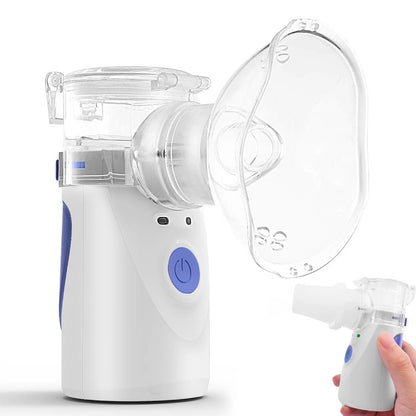 Nebulizzatore Portatile | Nebulizzatore a Rete con Spegnimento Automatico | Compatto e Silenzioso per Adulti e Bambini 0