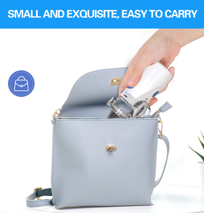Nebulizzatore Portatile | Nebulizzatore a Rete con Spegnimento Automatico | Compatto e Silenzioso per Adulti e Bambini 4
