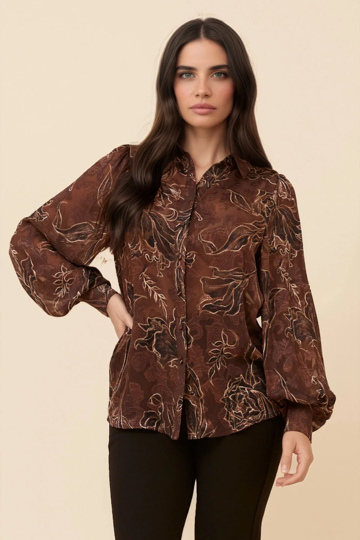 Noah | Elegante Camicia Floreale Leggera 3