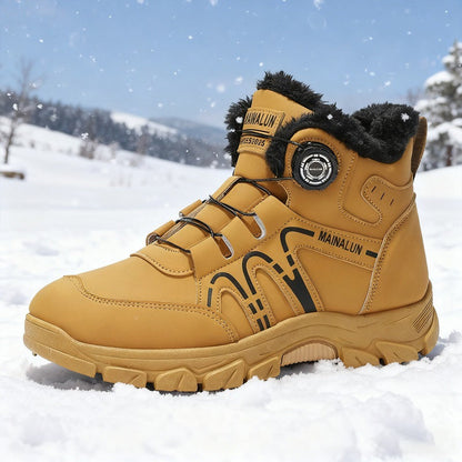 Riccardo | Men's Winter Shoes Lined with Synthetic Fur and Sculpted Sole - Confident Stride