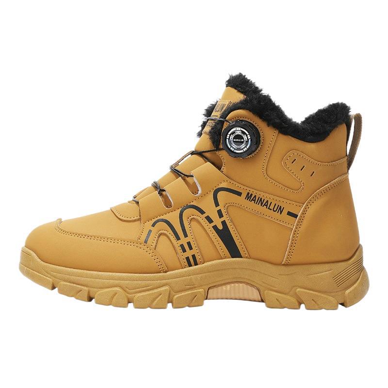 Riccardo | Men's Winter Shoes Lined with Synthetic Fur and Sculpted Sole - Confident Stride