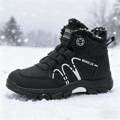Riccardo | Men's Winter Shoes Lined with Synthetic Fur and Sculpted Sole - Confident Stride