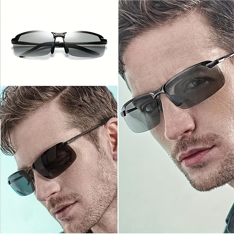 Unisex Photochromic Sunglasses with Auto-Tinting Lenses | Stylish Design for Universal Protection