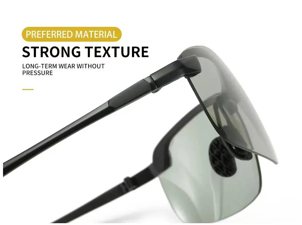 Unisex Photochromic Sunglasses with Auto-Tinting Lenses | Stylish Design for Universal Protection