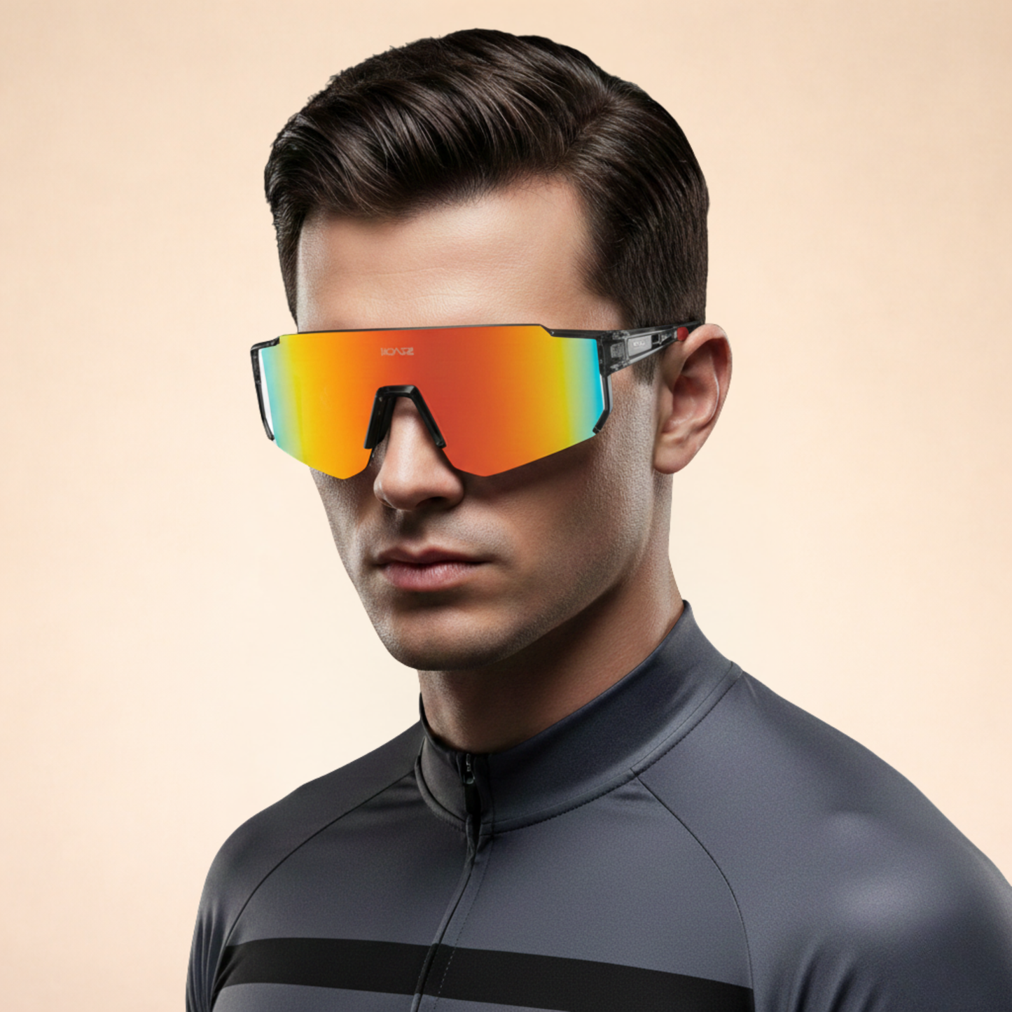 Ergonomic Sports Sunglasses with UV400 Protection | Comfort and Stability for Outdoor Activities