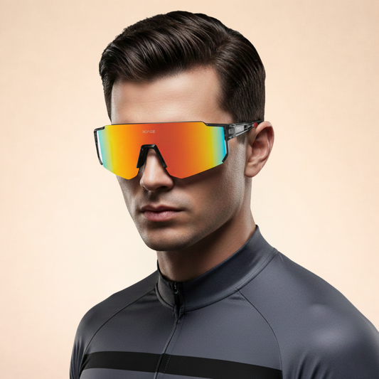 Occhiali da Sole Sportivi Ergonomici con Protezione UV400 | Comfort e Stabilità per Attività Outdoor