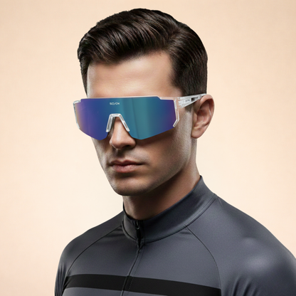 Ergonomic Sports Sunglasses with UV400 Protection | Comfort and Stability for Outdoor Activities