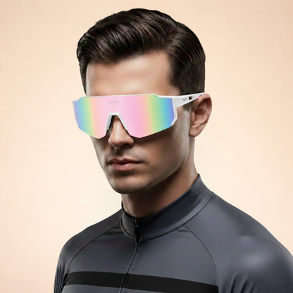 Ergonomic Sports Sunglasses with UV400 Protection | Comfort and Stability for Outdoor Activities