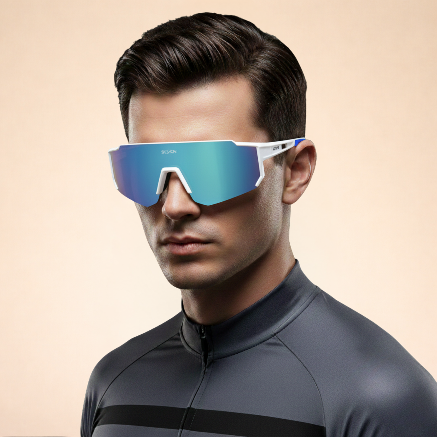 Ergonomic Sports Sunglasses with UV400 Protection | Comfort and Stability for Outdoor Activities