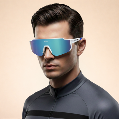 Ergonomic Sports Sunglasses with UV400 Protection | Comfort and Stability for Outdoor Activities