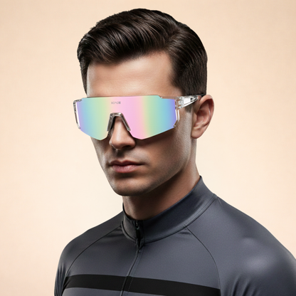 Ergonomic Sports Sunglasses with UV400 Protection | Comfort and Stability for Outdoor Activities