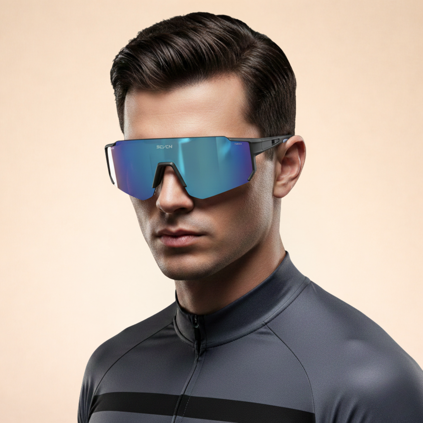 Ergonomic Sports Sunglasses with UV400 Protection | Comfort and Stability for Outdoor Activities