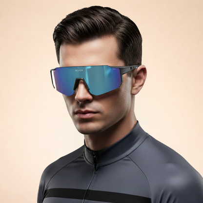 Ergonomic Sports Sunglasses with UV400 Protection | Comfort and Stability for Outdoor Activities