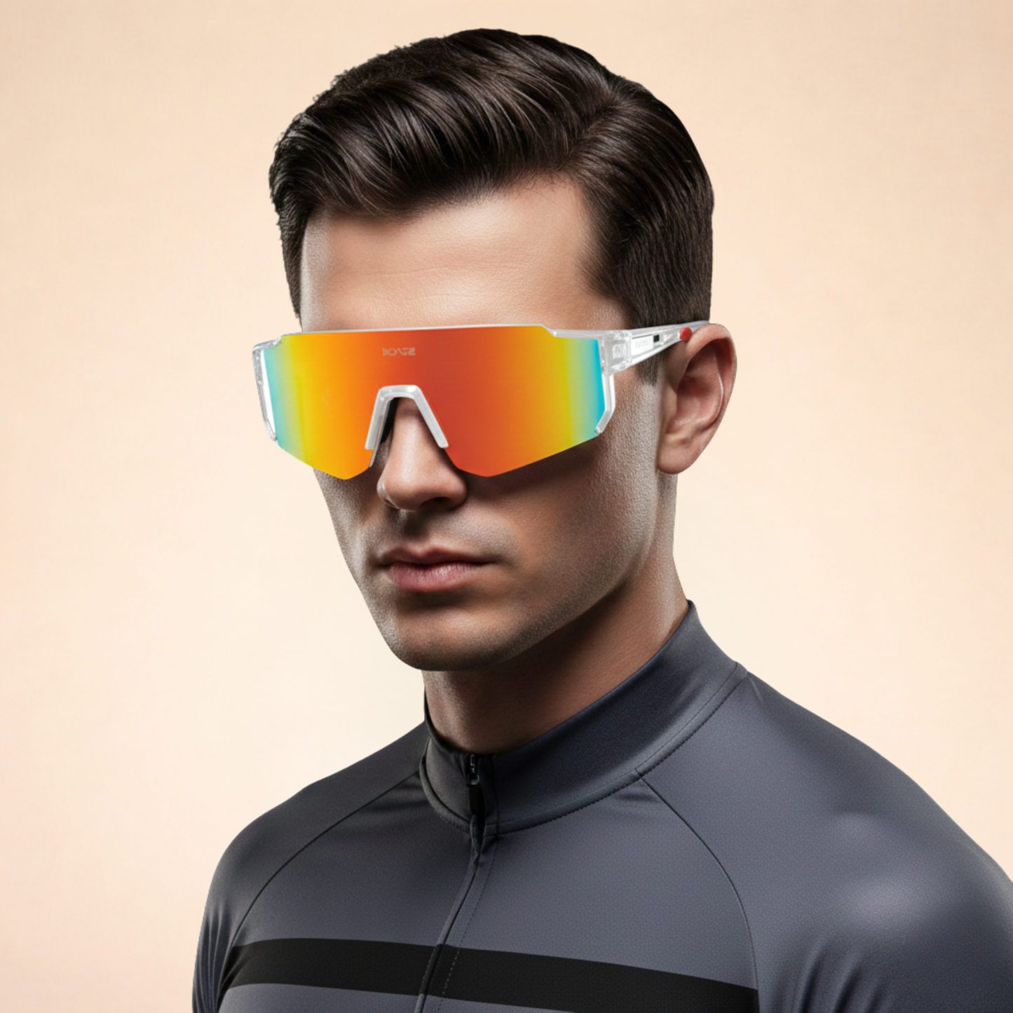 Ergonomic Sports Sunglasses with UV400 Protection | Comfort and Stability for Outdoor Activities