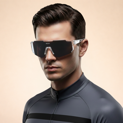 Ergonomic Sports Sunglasses with UV400 Protection | Comfort and Stability for Outdoor Activities