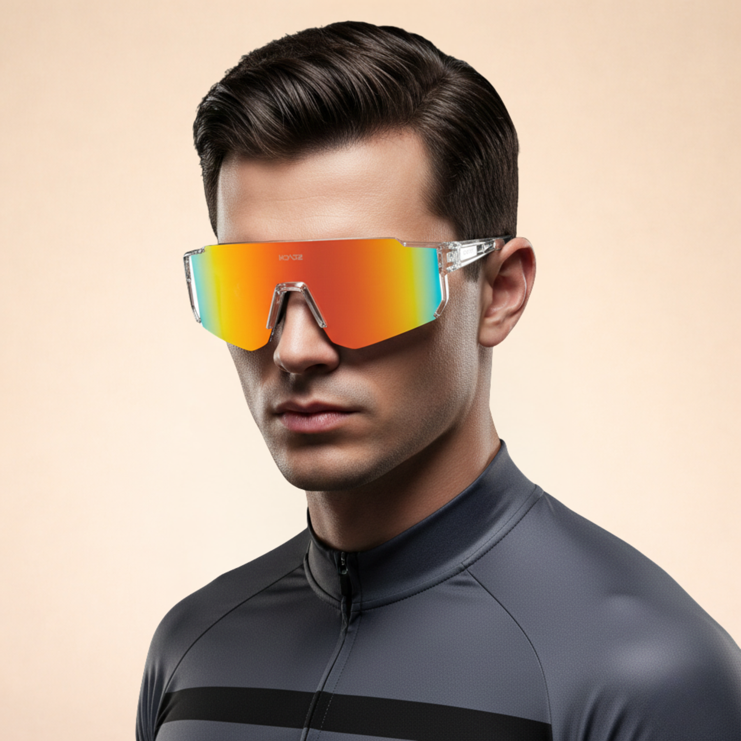 Ergonomic Sports Sunglasses with UV400 Protection | Comfort and Stability for Outdoor Activities
