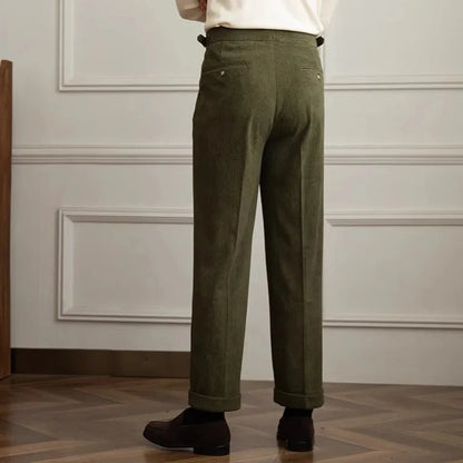 Oliver | Eleganti Pantaloni In Velluto A Coste Alta Vita 2