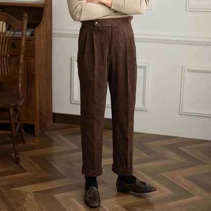 Oliver | Eleganti Pantaloni In Velluto A Coste Alta Vita 6