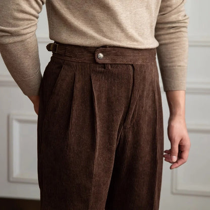 Oliver | Eleganti Pantaloni In Velluto A Coste Alta Vita 7