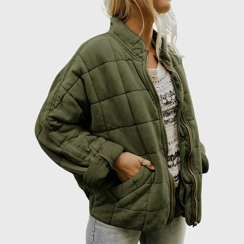 Olivia | Oversize Trapuntata Giacca Bomber Donna Autunno Inverno 0