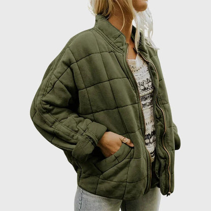 Olivia | Oversize Trapuntata Giacca Bomber Donna Autunno Inverno 0