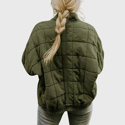 Olivia | Oversize Trapuntata Giacca Bomber Donna Autunno Inverno 5