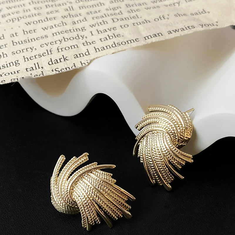 Orecchini Donna Pendenti Geometrici in Stile Punk con Design Irregolare Ð Eleganza Unica per Ogni Occasione 1