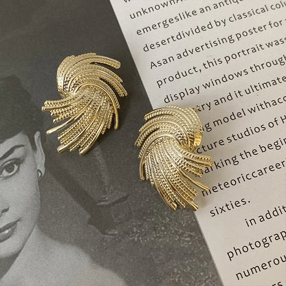 Orecchini Donna Pendenti Geometrici in Stile Punk con Design Irregolare Ð Eleganza Unica per Ogni Occasione 3