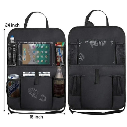 Organizer Auto | Borsa Portaoggetti Impermeabile con Fibbia Regolabile | Proteggi il Seggiolino da Sporco e Graffi 6